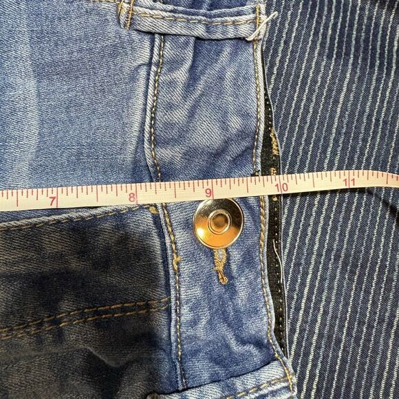 Knox Rose Jeans Women 6 Mid Rise Boho Embroidered Aztec Side Stripe Denim - Picture 9 of 10